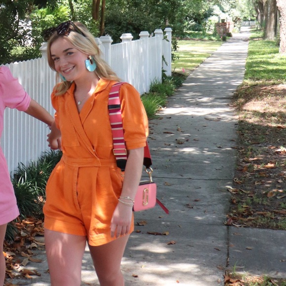 Orange jumpsuit / romper - Picture 3 of 3
